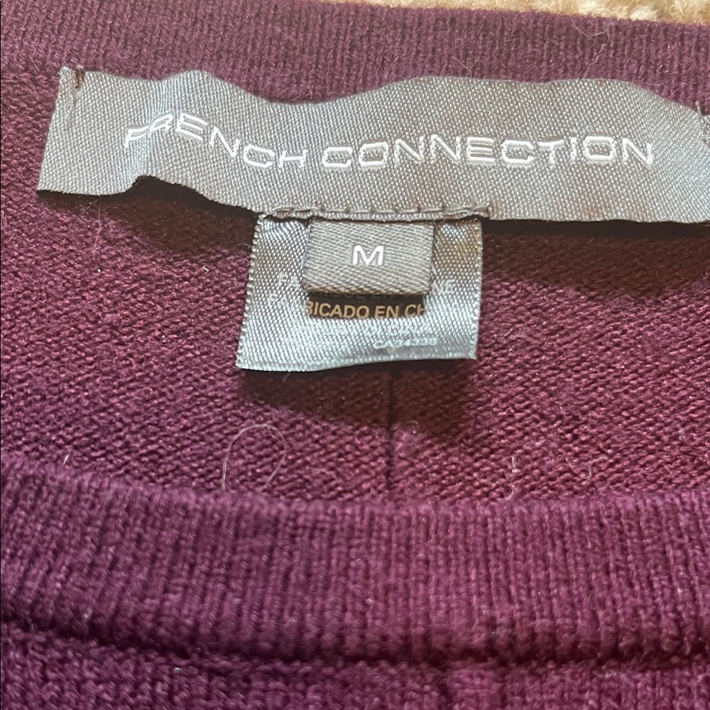 French Connection Deep Purple Sweater - Picture 2 of 5
